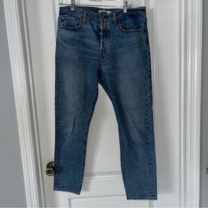 Levi's Blue Wedgie Straight Jeans Classic Style